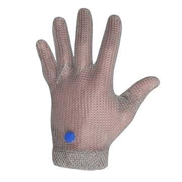 Gant en cote de maille wilco sans manchette, bleu, rouge, blanc