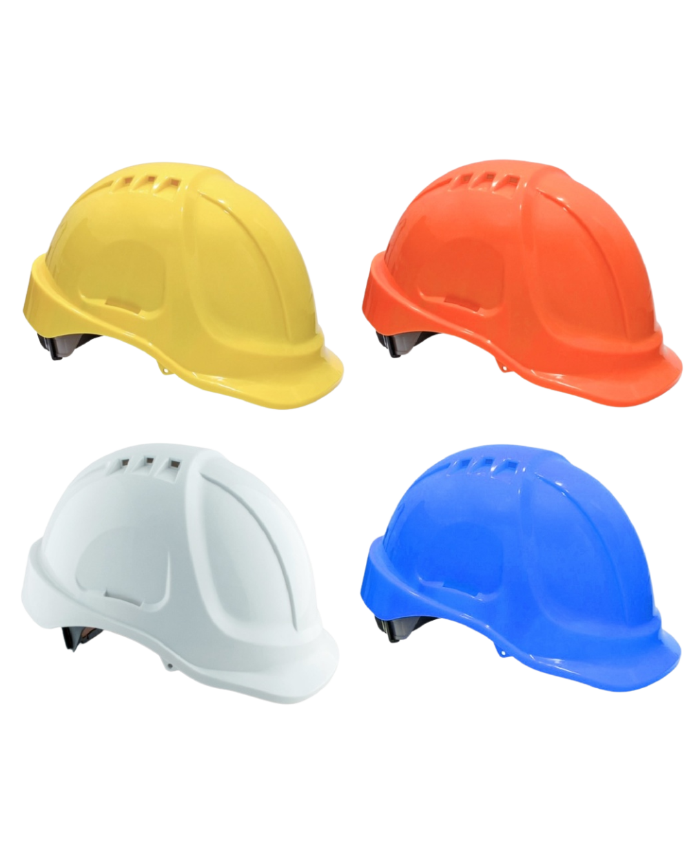 CASQUE DE SECURITE HD7 VENTILE +MOLETTE+JUGULAIRE 2 POINTS