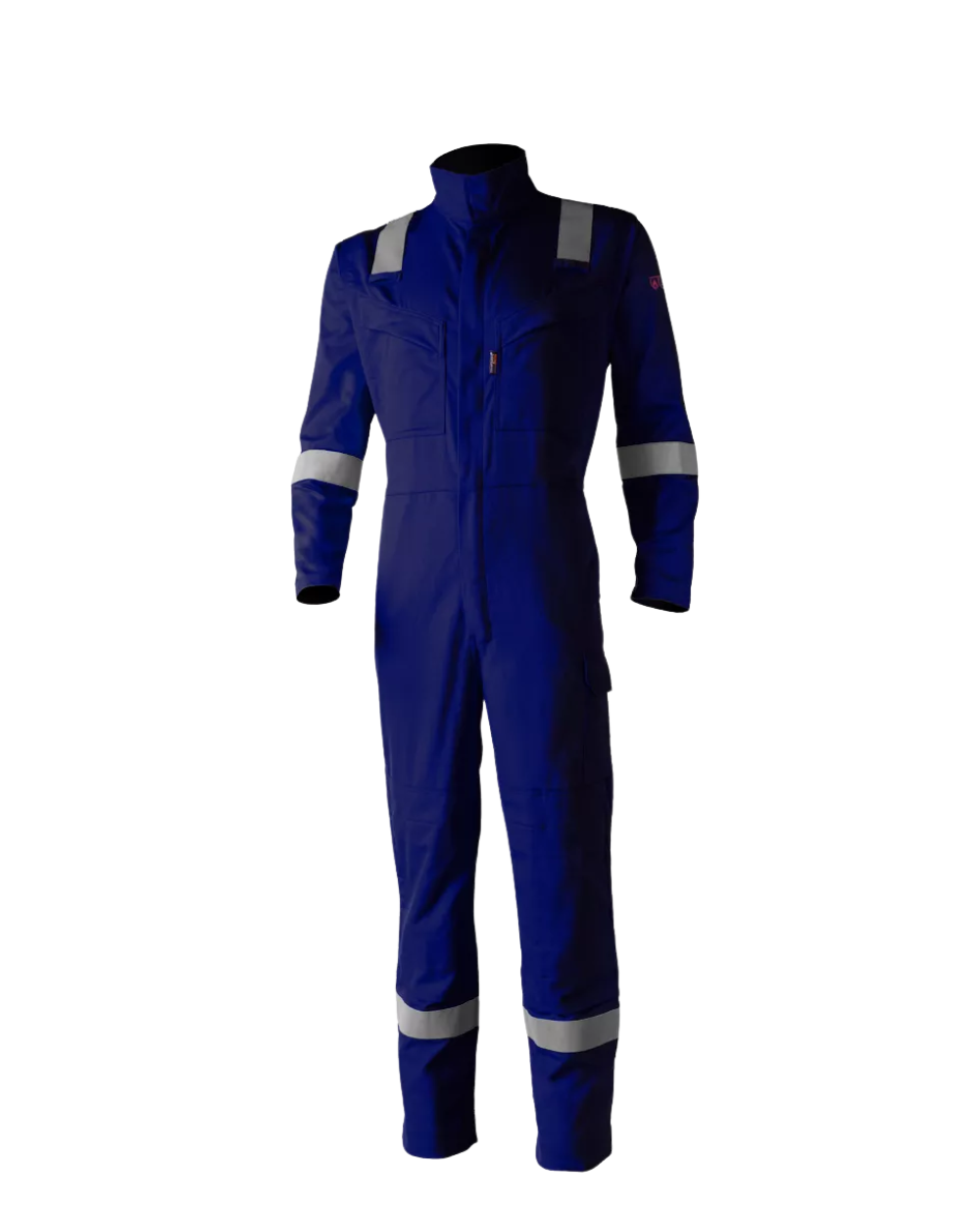 COMBINAISON THOR AVEC BANDE RETRO REFLECHISSANTES MULTIRISQUE COULEUR NAVY BLUE