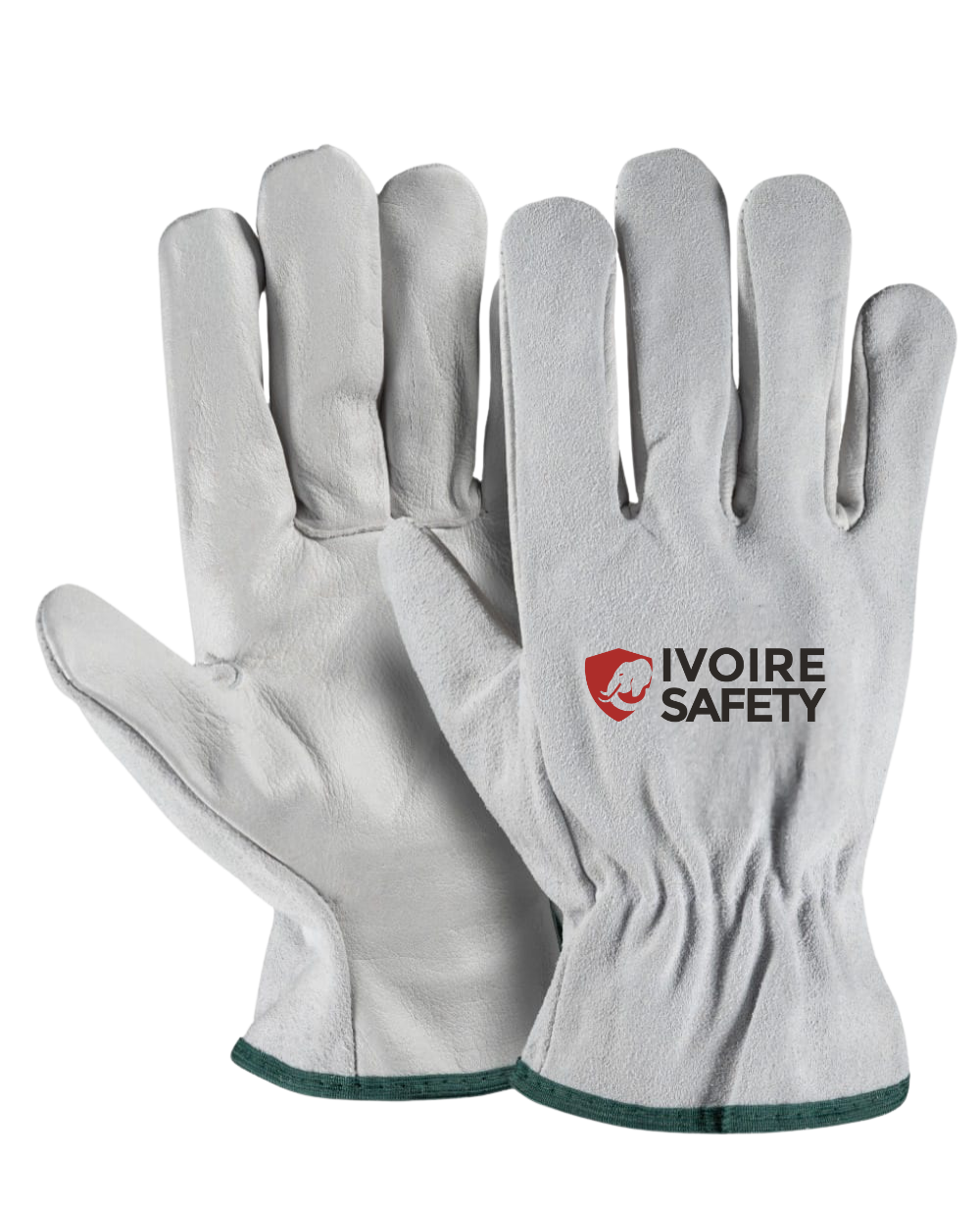 GANT MAITRISE IVOIRE STRONG PAUME LISSE CUIR BUFFLE/DOS CROUTE DE CUIR