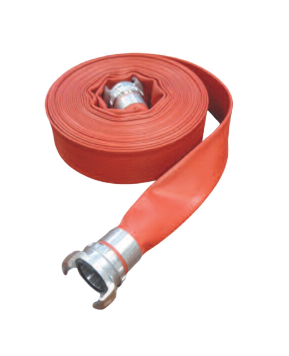 TUYAU ROUGE 110MM LONGUEUR 20 M EQUIPES DE RACCORD 2,5 POUCES DSP ALU DN100-110