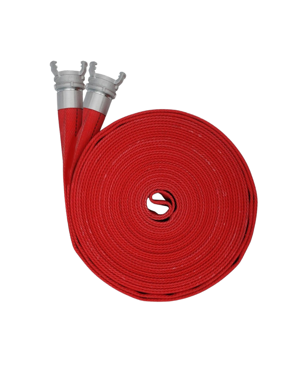 TUYAU REMIFLEX SPECIAL ROUGE 45MM LG 40M EQUIPE DE 1/2 RACCORDS DSP/ALU DN40-45